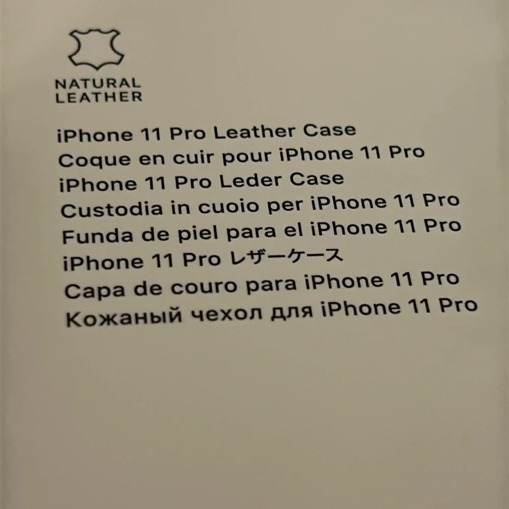 Apple iPhone 11 Pro Leather Case - Red new never used